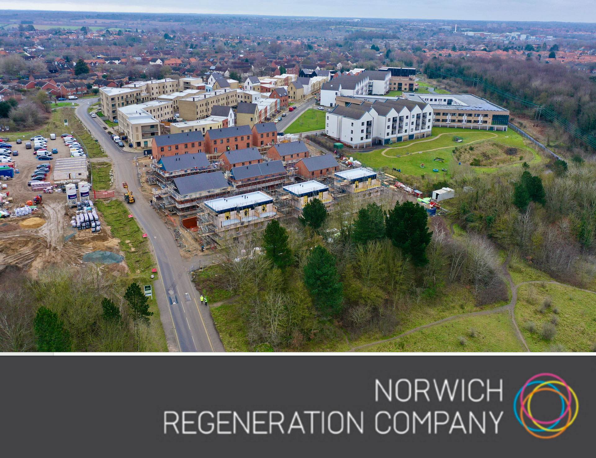 Aerial drone photograph of Trinity Gardens — captured by Proper Property Planning