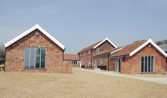 Barn conversion to offices in Suffolk